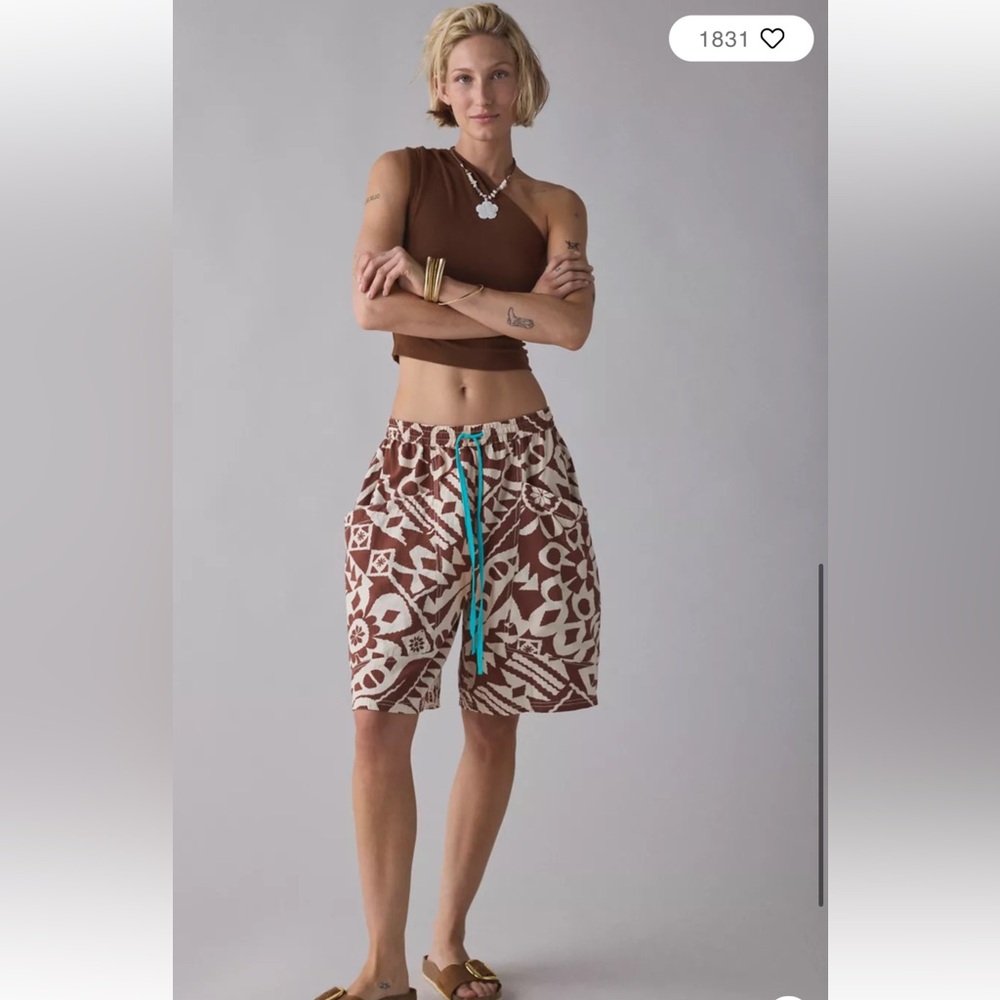 BDG Bradley Baggy Longline Cotton Short In XS NWOT Retail $